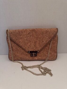 Sondra Roberts Cork Envelope Clutch Bag | Natural Cork Handbag